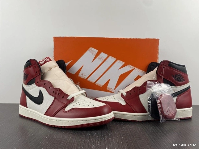 1st Kicks Unique 3584 Retro 1 DZ5485- Lost High and Jordan OG Found 1013